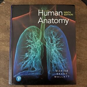 Human Anatomy (9th Edition) - EXCELLENT Condition Hardcover By Marieb, Elaine N.
